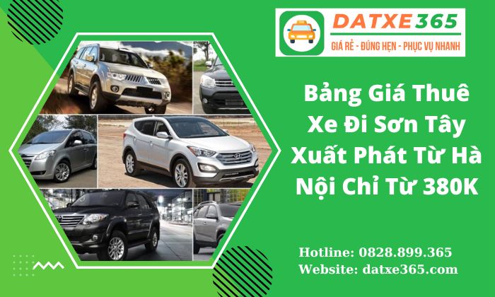 Thuê Xe Đi Sơn Tây
