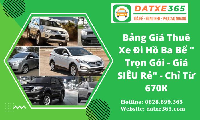 Thuê Xe Đi hồ Ba Bể